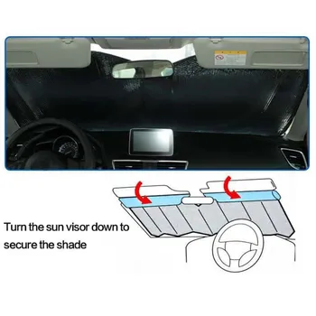 140см*70см авто слънцезащитен екран слънцезащитен екран теплозащитный екран-предна на предното стъкло на автомобили слънцезащитен екран прозорец слънцезащитен екран на Предния пиньон