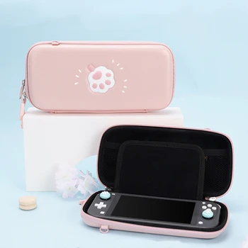 Сладко розово котка чанта за Nintendo Switch чанта за съхранение калъф за Nintendo Switch Lite Bag Nintend Switch Game Аксесоар