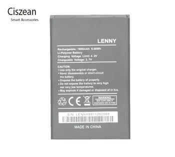 Ciszean 1x New 3.7 V 1800mAh Replacement лени Battery For Wiko ЛЕНИ Batterie Bateria 