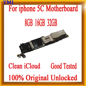 8GB / 16GB / 32GB за дънната платка iPhone 5C със система IOS, оригинален отключена за дънната платка iphone 5C с пълни чипове