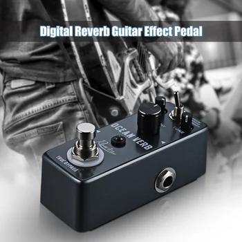 Rowin 5 Effects Guitar Effect Pedal Digital Reverb/ Overdrive/ Plexion Effetcs Гитарная Педала Корпус От Алуминиева Сплав True Bypass