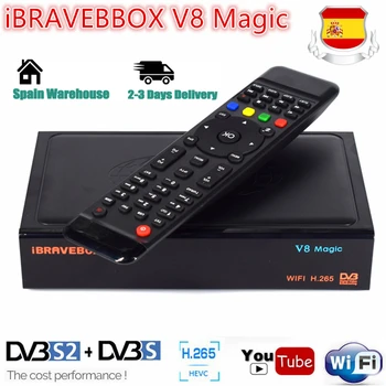IBRAVEBOX V8 Magic Satellite Receiver 1080P HD Digital H. 265 DVB S/S2 вграден WIFI рецепторите TV Приемник