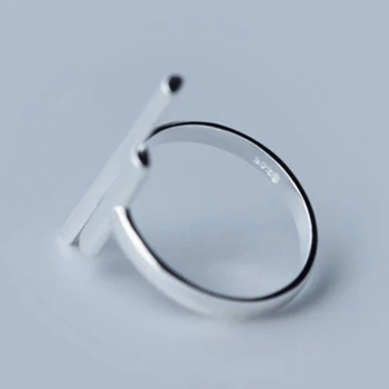 2018 нова мода горещи продажба 925 сребро бар пръстен Пръстен за жени, бижута, аксесоари за сватба годежен пръстен на партията пръстени