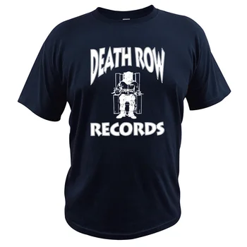 Death Row Records тениска мультиплатиновые хип-хоп албуми тениска чист памук дишащи и удобни тениски, потници