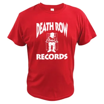 Death Row Records тениска мультиплатиновые хип-хоп албуми тениска чист памук дишащи и удобни тениски, потници