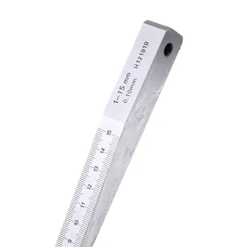 1-15мм 0.5-10мм 0.4-6мм Клин сонда манометър пукнатини отегчение оформление поставяне Клин сензор за заваряване на тънки инструмент за измерване на челюстите