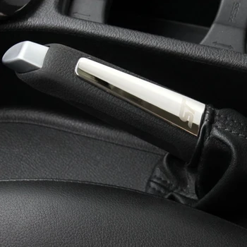 Автомотор ръчната спирачка пайети автомобил ABS хромирани елементи дръжка на ръчната спирачка покриване на автомобилни стикери Фитнес за Ford Focus Mk2 2 Focus 3 Mk3