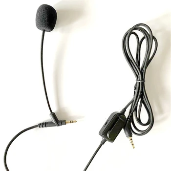 3,5 мм VoIP кабел за слушалки с микрофон за гейминг слушалки Boompro V-MODA Crossfade M-100 LP LP2 M-80 Audio-Line с изключване на звука
