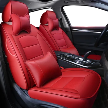 Kokololee custom real leather car seat cover for Porsche Cayman Macan panamera Cayenne Boxster car seat protector car-стайлинг