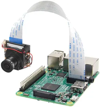 Raspberry Pi 4 B 3 B+ камера модул за автоматично IR превключване дневно/нощно виждане видеомодуль регулируем фокус 5MP 1080p