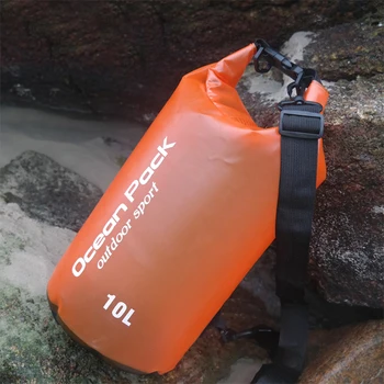 PVC 5л/10л водоустойчив плувен чанта открит водоустойчив суха чанта чанта чанта за къмпинг и каране на лодки каяк
