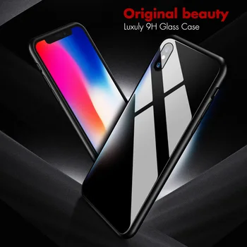 Rebel Angels Живопис естетически закалено стъкло Мек силиконов калъф за телефон Shell Cover за Apple iPhone 6 6s 7 8 Plus X XR XS MAX