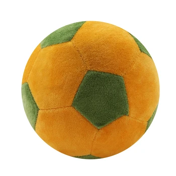 Нов 1бр футбол под формата на плюшени възглавници-нова футболна топка, възглавница-пухкави пълнени плюшено хвърли мека, здрава спортна играчка, 4 цвята