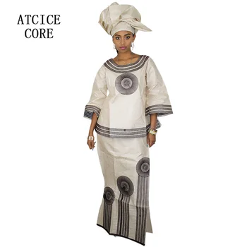 африкански рокли за жени басейн riche дизайн бродерия дълга рокля LB062