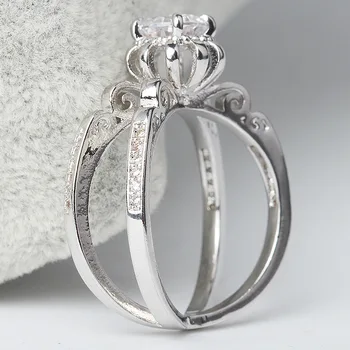 14 K злато цвят диамантени пръстени за жени на принцеса бижута Anillos De Bizuteria сватба бижу Mystic оливин пръстен