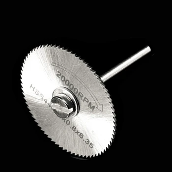 HOEN 7 бр./компл. дискова трион комплект ножове HSS дискова трион ротационен инструмент Dremel Metal Кътър Power Tool Set Wood Cutting