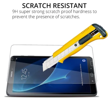 Тънък прозрачен екран протектор за Samsung Galaxy Tab S 10.5 inch SM-T800 T805 взривозащитен 0.3 MM HD закалено стъкло премия филм