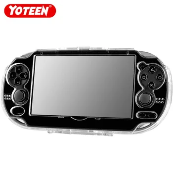 Yoteen Crystal Case за PS Vita прозрачен калъф за PSV 1000 2000 защитно покритие за PSV / PSV тънък прозрачен твърд пластмасов корпус