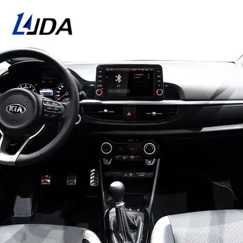 LJDA Android 10.0 кола DVD плейър за KIA PICANTO MORNING 2017 2018 GPS навигация 1 Din автомобилното радио мултимедия WIFI стерео IPS RDS