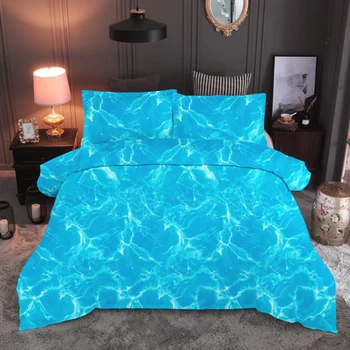 Ocean beach Dolphin природа 3D комплект постелки пухени завивки калъфки twin full quenn king одеяло комплекти, легла, спално бельо