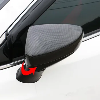 Оформление на автомобила ABS капачка огледало за обратно виждане тампон стикер за Atenza Mazda 6 M6 2017 капаци огледала за обратно виждане тапицерия за автомобилни аксесоари