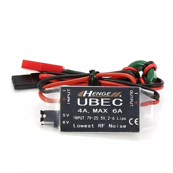 4A UBEC HENGE Output 5V 6V / 4A Continuous Input 2-6S Lipo NiMh Батерия Switch-Mode BEC