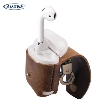 AIKSWE Quality Dermis Case For Airpods Cover каишка за слушалки безжични слушалки Bluetooth слушалки, протектор и калъф за Air Шушулките