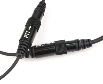 2-пинов пр микрофон слушалки за Kenwood puxing TYT Midland двустранно CB ham Радио уоки токи Baofeng uv-5r каска състезателни мотоциклети