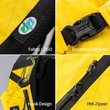 Naturehike 25L за катерене чанта открит ultralight раница унисекс XPAC водоустойчива чанта къмпинг туризъм пътуване раница Спорт ZT06