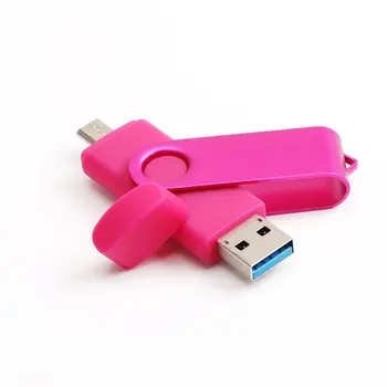 2 в 1 OTG USB Flash Drive 256GB USB 3.0 Memory Storage U диск бонбони цвят на карти памет