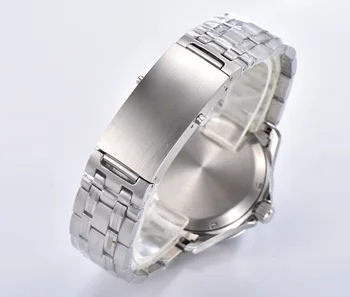 42 мм мъжки автоматично механичен часовник черен 007 керамични bezel сапфирен кристал светещи водоустойчив мъжки часовник