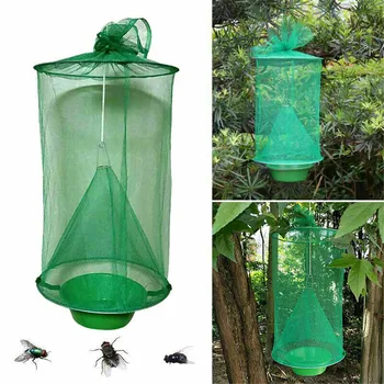 VOGVIGO за многократна употреба Fly Ловецът убиец клетка чиста капан добави грешка вредител окачени градина двор волиери за доставка птици
