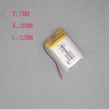 3.7 V полимерна литиева батерия 802030/702032 Bluetooth слушалка bluetooth слушалката е безжична мишка 400mah