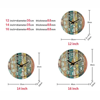 Ретро часовници проучване часовници Европейски стил Хол модерен стенен часовник минималистичен спалня тих творчески с римски цифри часовник