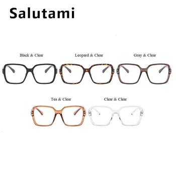 2019 Нова Мода Реколта Прозрачни Очила Рамки За Жени В Елегантни Черни Квадратни Очила С Прозрачни Нюанси Мъжки Слънчеви Очила Oculos