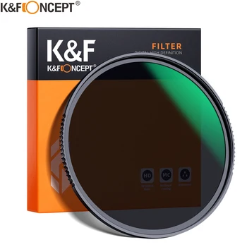 K&F концепция HD ND8 филтър на обектива на камерата мулти-стабилен нано X плътност на покритие на филтъра 49 мм 52 мм 58 мм 62 мм 67 мм и 72 мм 77 мм и 82 мм