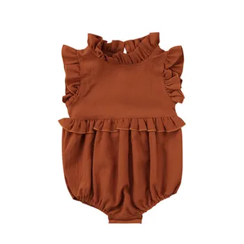 Новородено момиченце пристрастие гащеризон боди облекло облеклото на лятото Baby Girl боди 2019 новата гореща разпродажба памук О-образно деколте 0-24 м