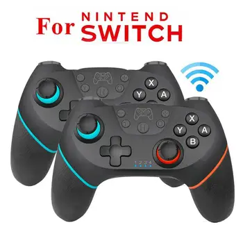 Безжична Bluetooth геймпад игри джойстик контролер за Nintend Switch Pro Домакин с 6-аксиална дръжка за NS Switch pro