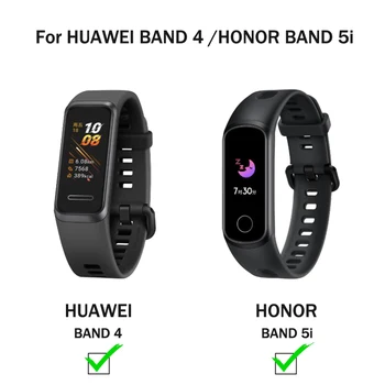 Силиконов ремък за HUAWEI Band 4 Smart Sport Bracelet каишка за Band HONOR 5i стандартна версия аксесоари