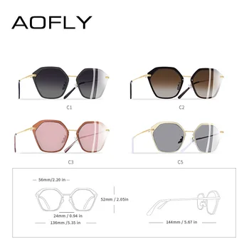 AOFLY 2020 луксозни дамски поляризирани слънчеви очила модерен марка дизайнер дами стари жени, дамски слънчеви очила oculos gafas uv400