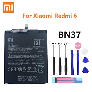 оригинални Xiao mi Battery BN37 3000mAh за Xiaomi Redmi 6 Redmi6 Redmi 6A високо качество смяна на батерията на телефона