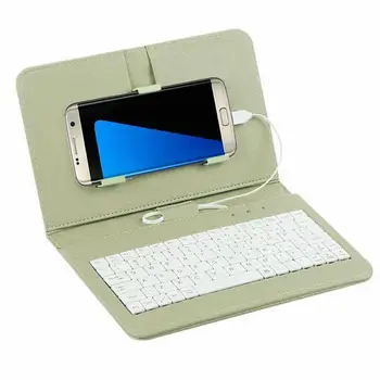 Mobile keyboard General Wired keyboard for phone Flip Holster Case For Andriod Mobile Phone 4.2