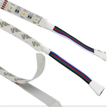 RGB 5050 Flexible LED Strip Light 5m DC 12V 24V RGBW/RGBWW 4 in 1 Led Chip 60Leds/m Waterproof IP20/IP65 Tape Home Decorative