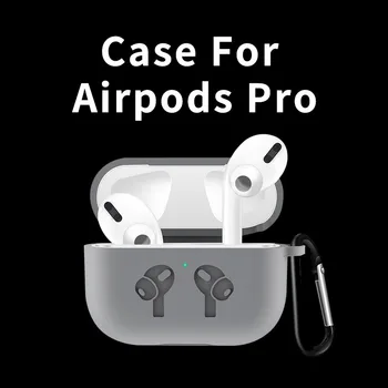 Силиконов калъф за Airpods Pro Case за безжична връзка Bluetooth за apple airpods pro Case Cover калъф за слушалки AirPods pro 3 Fundas