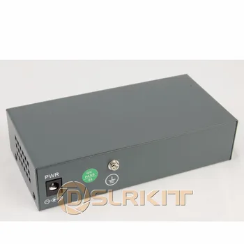 DSLRKIT 250M 6 пристанища 4 PoE инжектор ключ на захранване през Ethernet няма захранващ адаптер