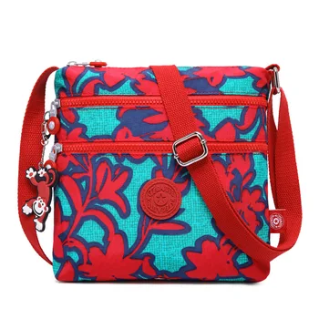 Дамски чанта през рамо бродерия квадратна чанта дамски ежедневни удобни ультралегкая чанта през рамо Lady Messenger Bag светкавица Bolsa