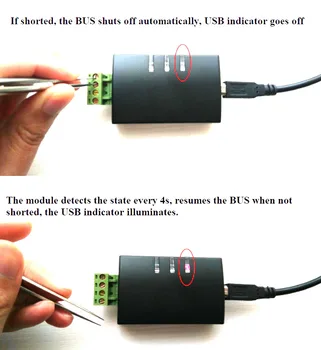 Комуникационен модул USB to MBUS / M-BUS Master Конвертор или подчинен модул MBUS за интелигентно управление на MBUS / зададено измерване