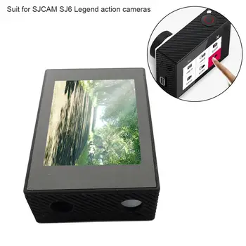2,0-инчов LCD-дисплей на екрана замяна с група калъф с аксесоари за SJCAM SJ6 Legend Action Sports Camera