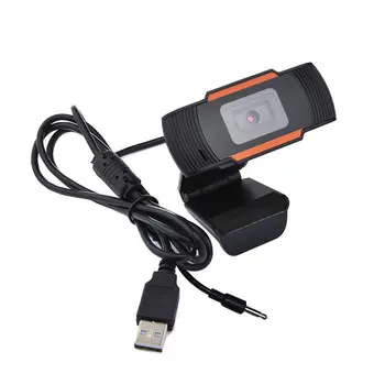 2020 въртящата HD уеб камера за КОМПЮТЪР Mini USB 2.0 Web Camera видео запис с висока разделителна способност на изображения на истинския цвят на 1080P/720P/480P
