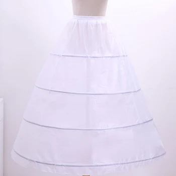 Anagua new white hoepelrok stock can can para vestido de новия wholesale saiote para vestido de noiva jupon fille enfant
